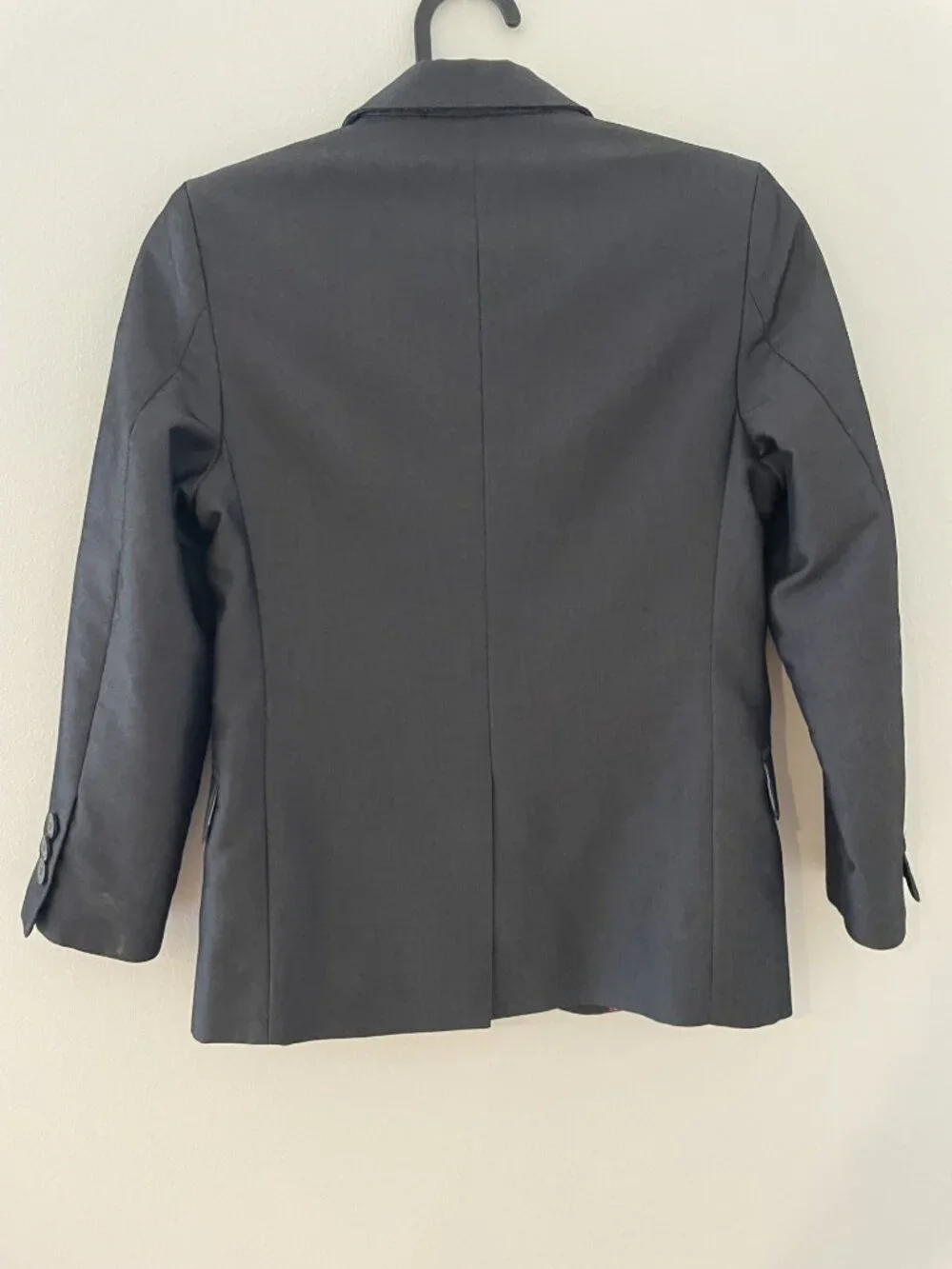 Appaman Fine Tailoring Jacket Black boys size 8 Blazer, fully lined